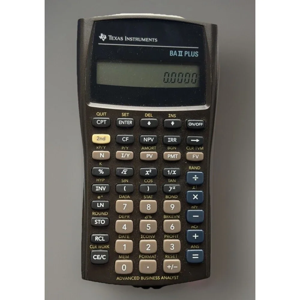 Texas Instruments BA II Plus Advanced Business Analyst Financial Calculator - Picture 1 of 3